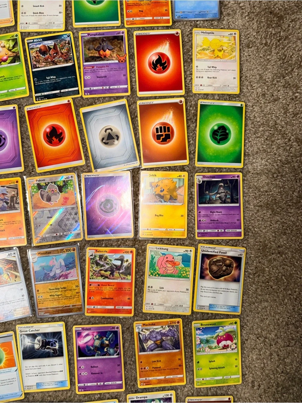 Large Assortment of Pokémon Trading Cards - Multicolor Booster